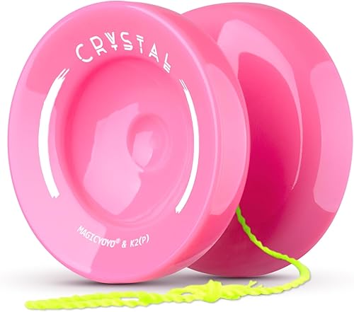 Miniatura 85 de MAGICYOYO K2 Crystal - Yoyo reactivo para niños, 2 yoyos profesionales, de doble función, para trucos con rodamiento no reactivo + 12 cuerdas +