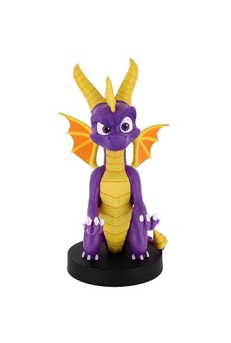 Cableguys Spyro Controller Holder & Phone Stand - Gaming Accessories for Room and Desk Setup, Holder Compatible with Xbox, PlayStation & Most Standard Game Controllers - Spyro