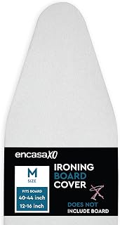Encasa XO Ironing Board Cover and Pad, X-Large 54"x18", 6mm Felt