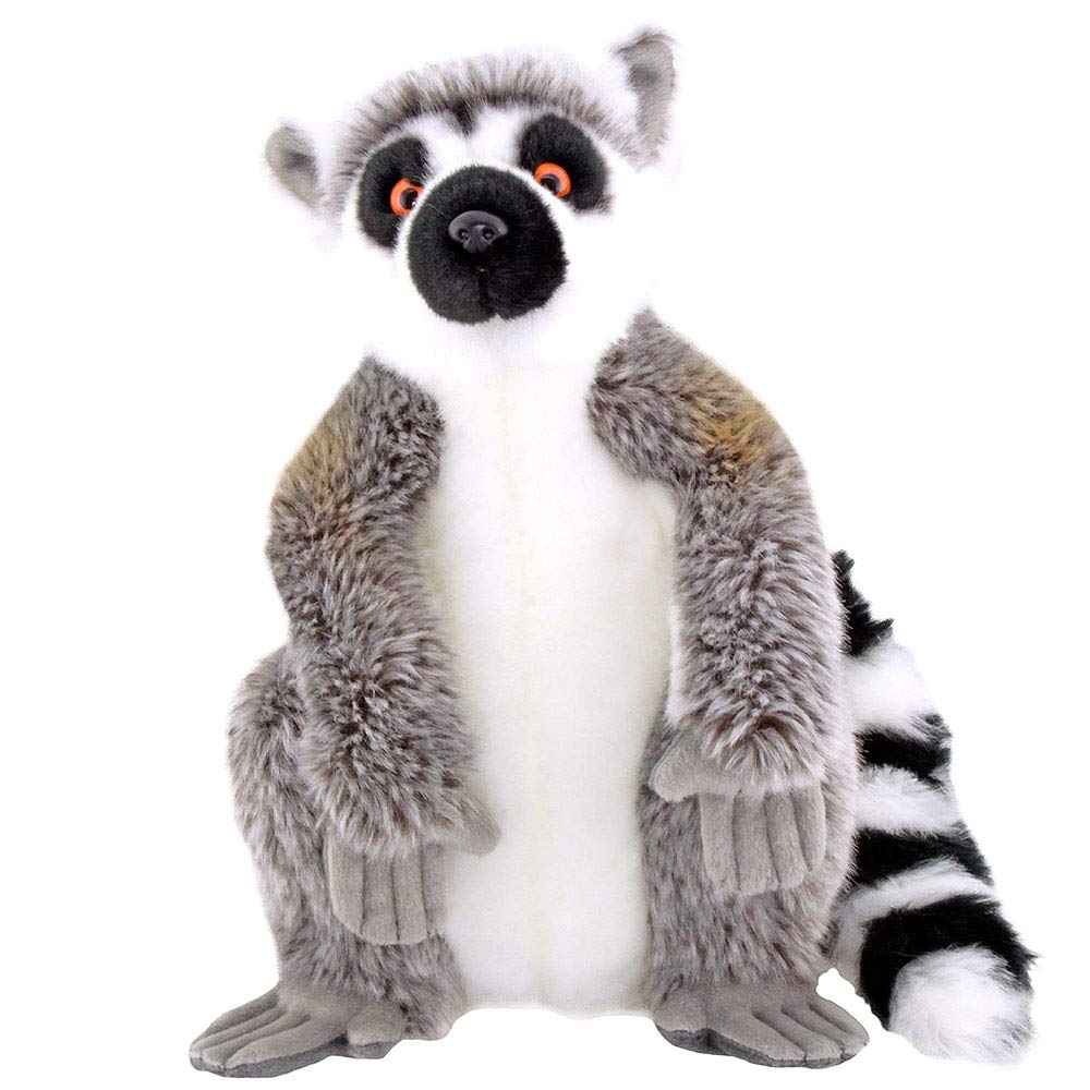 Animals Of The World Oturan Lemur Peluş Oyuncak, 28cm