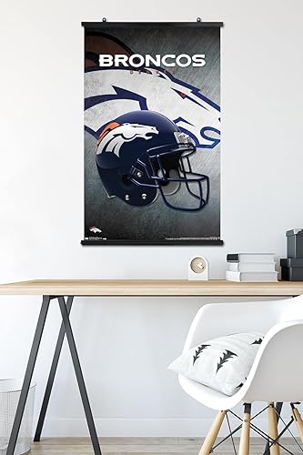 Miniatura 38 de Trends International NFL Denver Broncos - Póster de pared con casco 16, 22.375 x 34 pulgadas, versión sin marco