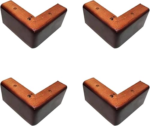 Patas triangulares modernas de madera maciza de pino y estilo retro, patas de soporte para sofá, mesa de café, cama, patas de soporte de gabinete, 3