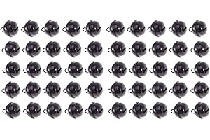 KESYOO Jingle Bells 50-Pack Christmas Bell Decor