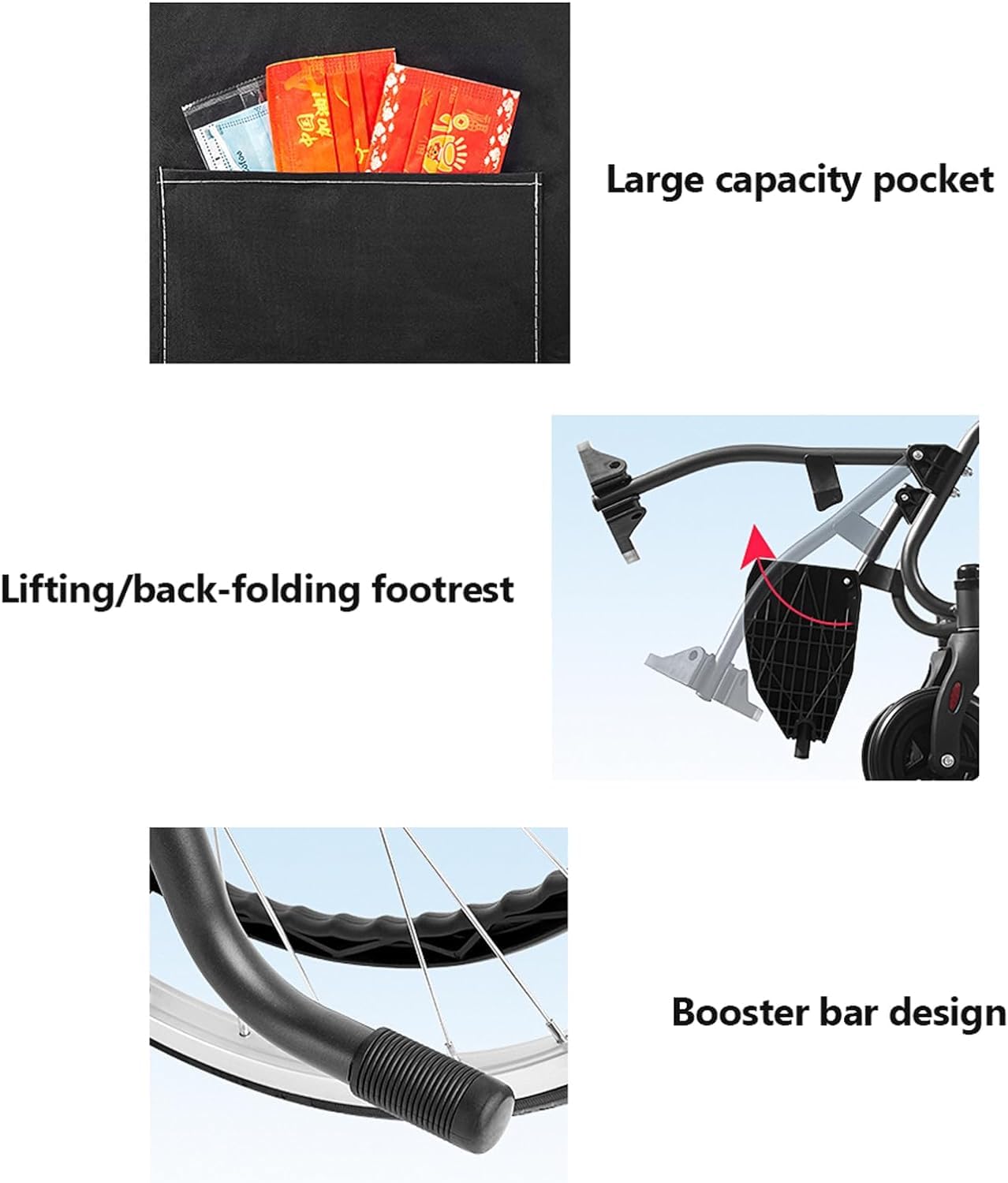 Wózek inwalidzki Vrijetijdsvervoerstoel Handmatig opklapbare aluminium rolstoelen Transportrolstoelen Oudere patiënten Mobiele zorgrolstoelen wygodne