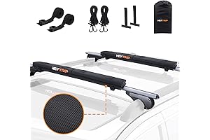 HEYTRIP 30" Aero Crossbar Surfboard Roof Rack Pads