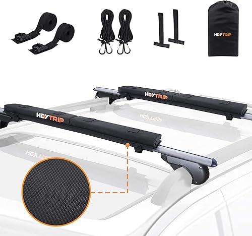 HEYTRIP Almohadillas para portaequipajes de techo de 30 pulgadas para kayaktabla de surf SUPcanoa con correas de amarre de 15 pies y bolsa de