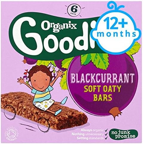 Organix 12 Month Blackcurrant Fruit And Cereal Bar 6X30g