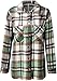 Rianclud Womens Plaid Shacket Jacket Fall Outfits Flannel Long Sleeve Button Down Shirts Jacket Fashion Warm Coats Outerwear