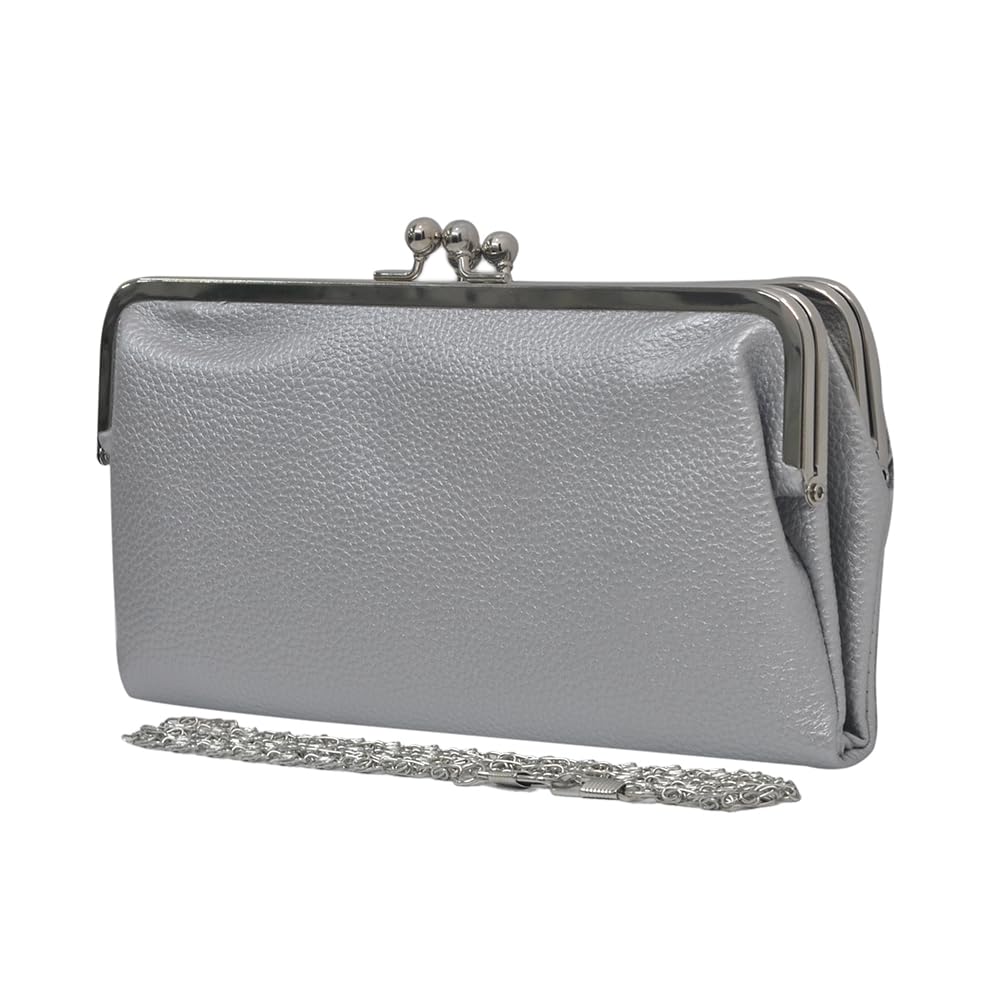 NGILDouble Frame Vintage Style Clutch Purse Wallet, Clutch Purses for Women, Wallet Women, Clutch, Travel Wallet Womens