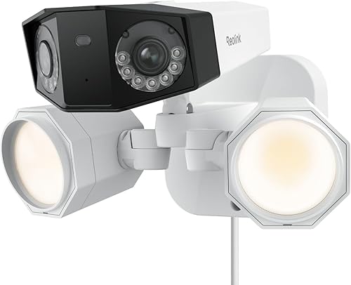 Miniatura 2 de REOLINK Sistema de cámara de seguridad 4K, cámara IP en ángulo ultra amplio de 180°, detección avanzada de inteligencia artificial, reflector de
