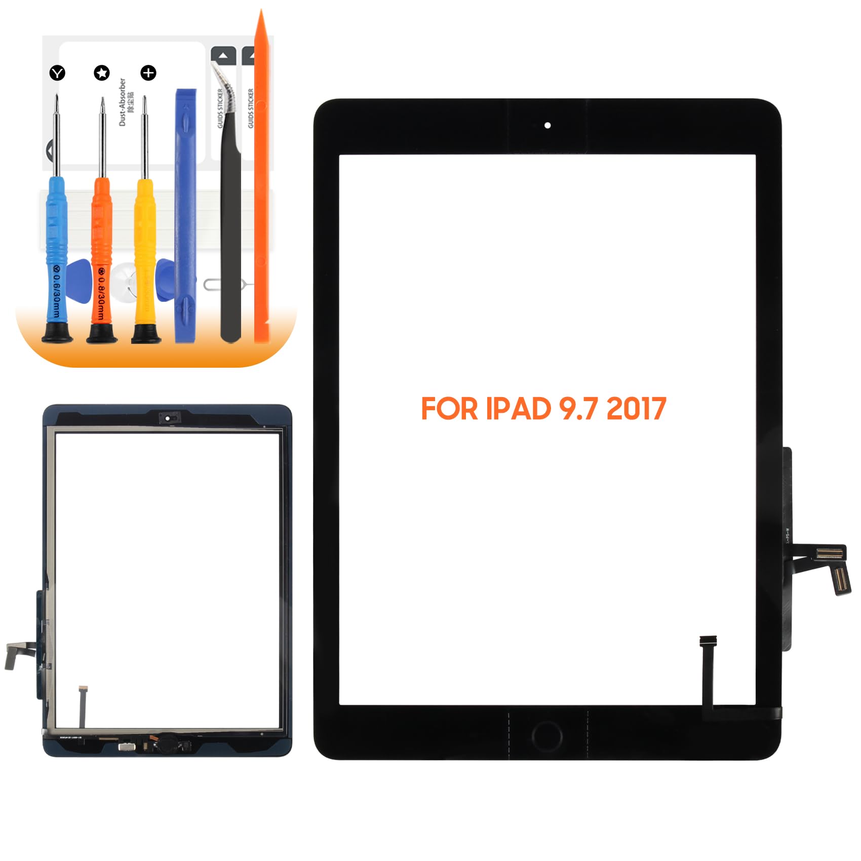 Amazon.com: for iPad 9.7 2017 Screen Replacement for iPad 5th