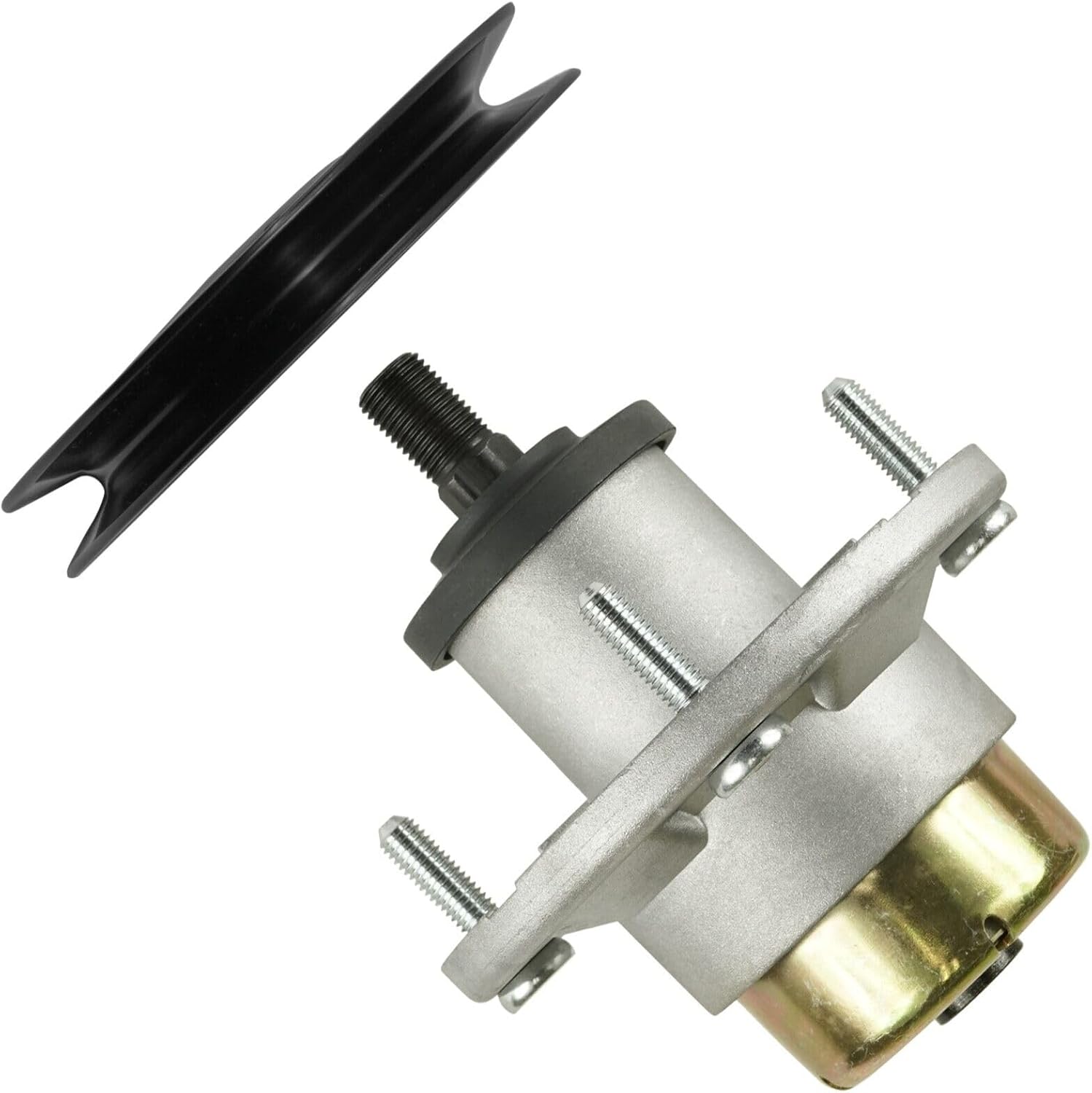 Caltric Deck Spindle w/Pulley Compatible with John Deere Z315 Z320R Z320M Z335 Z345R Z345M 42"