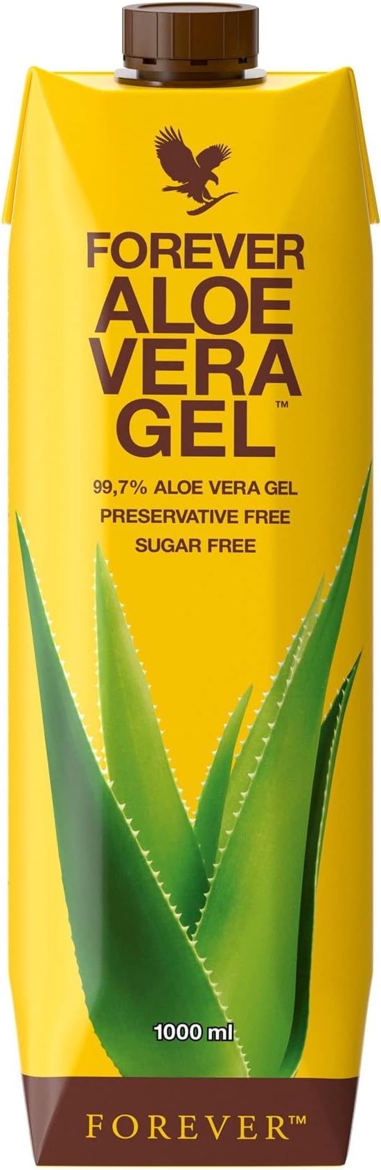 Forever Living Products Aloe Vera Gel, 1000ml, 99.7% inner leaf Aloe Vera gel, Preservative & Sugar Free, Gluten Free, Vegan friendly