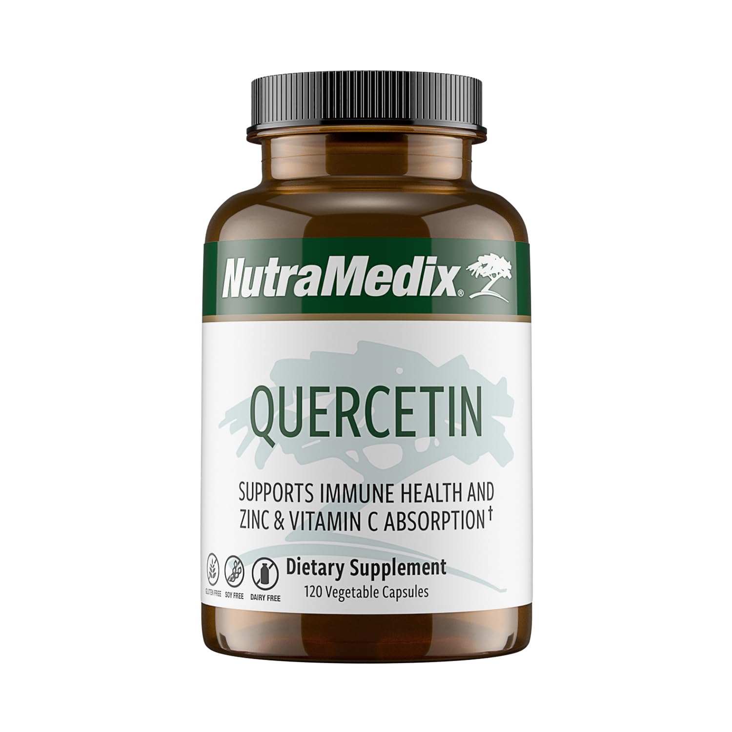 Quercetin - Quercetin 500mg Capsules - Antioxidant & Immune Support Supplement for Heart Health - Aids in Zinc & Vitamin C Absorption (120 Vegetarian Capsules)