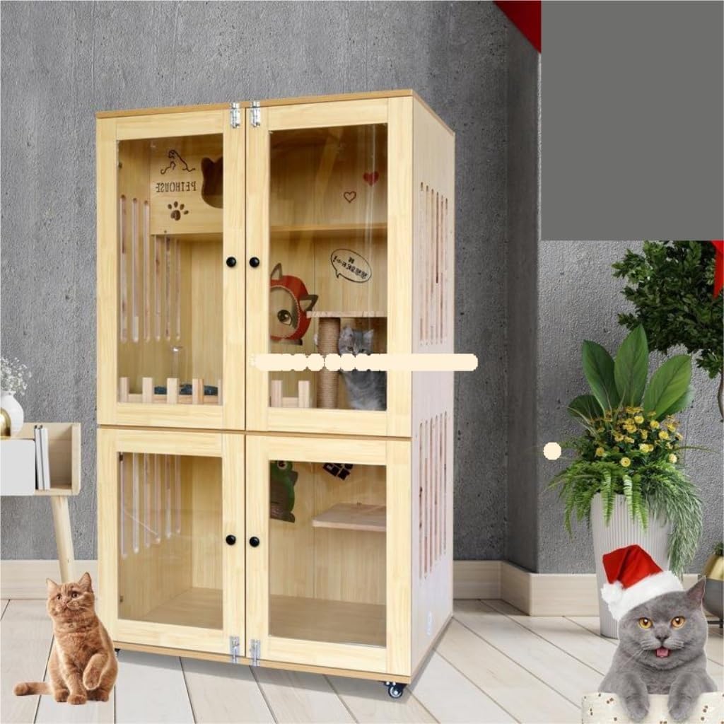 猫 ケージ 2段 木製 おしゃれ 小さめ 3階建て キャットヴィラ 猫