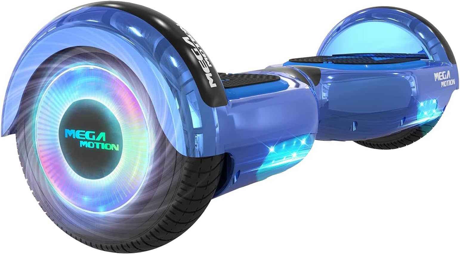 MEGA MOTION Hoverboard, Hoverboards for kids, 6.5 Inch Two-Wheel Self Balancing Electric Scooter with Bluetooth Speaker, Quality hoverboards with LED Lights, Gift for Children and Teenager