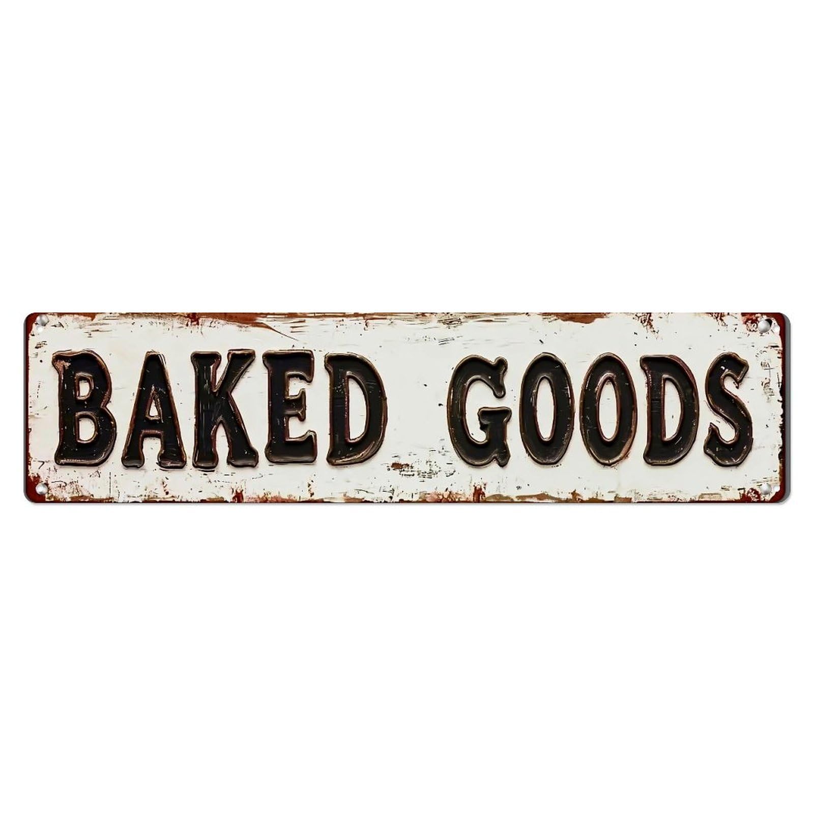 Baked Goods Vintage Sign Metal Tin Sign Plaque