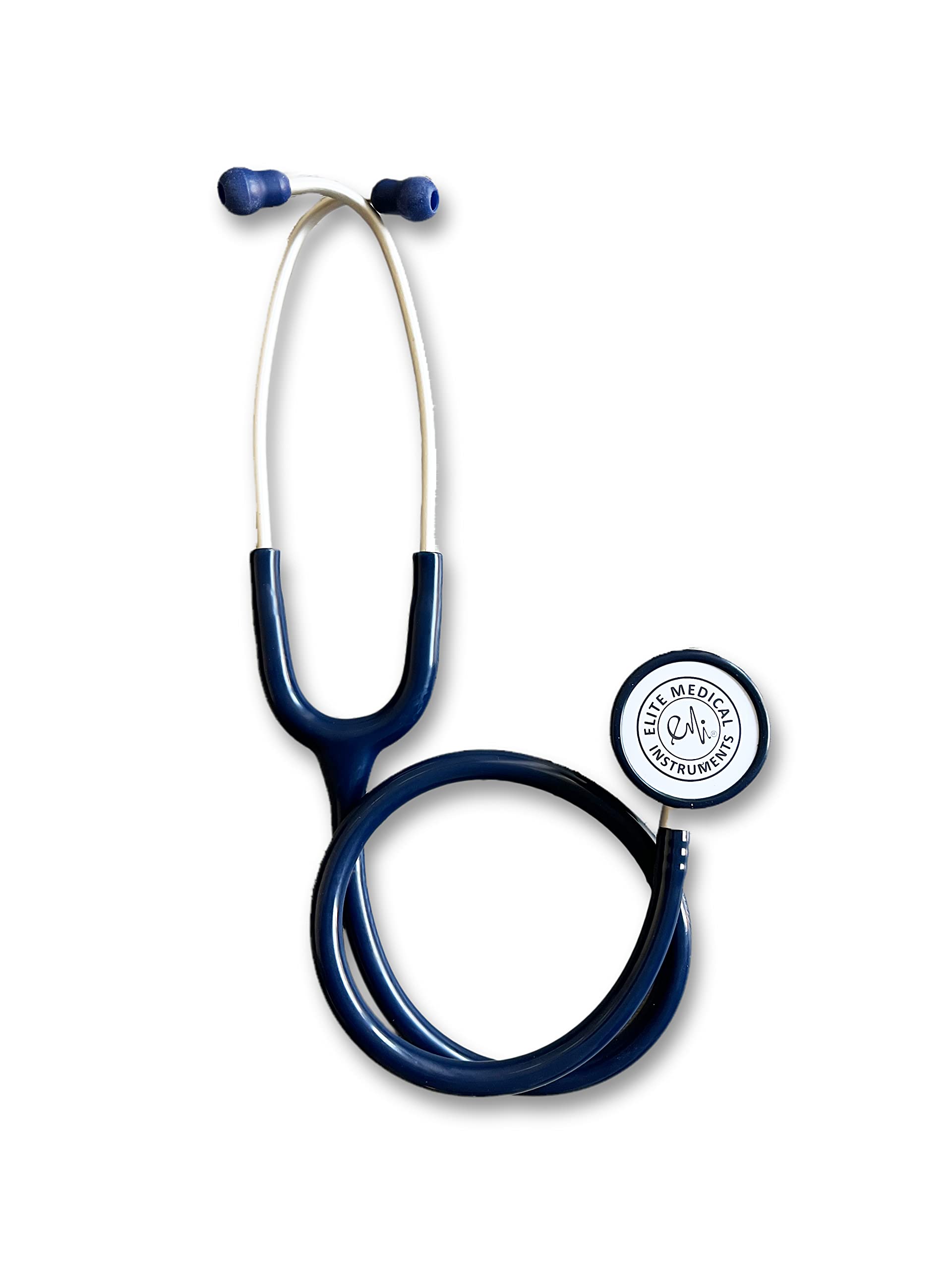 EMI Premium Clinical Light Weight 4oz Dual Head Stethoscope (Navy)-image-32