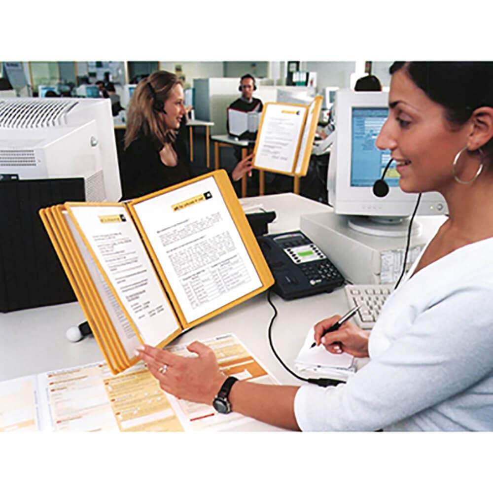 Durable Sichttafel Sherpa Panel A4, PP, für Sichttafelsysteme, dunkelblau, 5er Packung, 560607