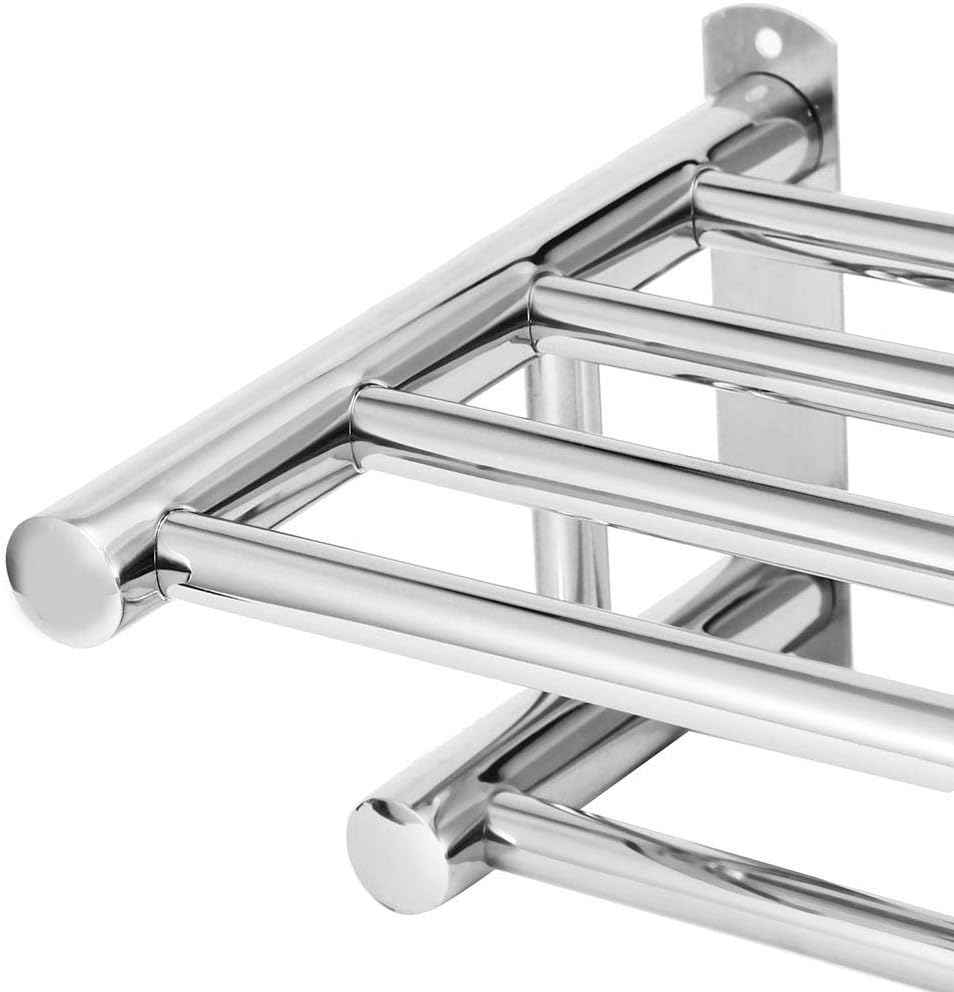 U201 Stainless Steel Towel Racks Holder For Bathroom,Towel Racks For Bathroom, Multifunction Single Towel Bar Hotel Style, Bathroom Accessories Screw Wall Mount,For Home Hotel Bathroom, Towel Rac