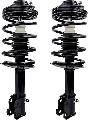 Miniatura 149 de Detroit Axle - Kit de suspensión delantera de 10 piezas para Chevy Aveo Aveo5 Pontiac G3 Wave 2 Ready Struts Assembly 2 Enlaces de barra