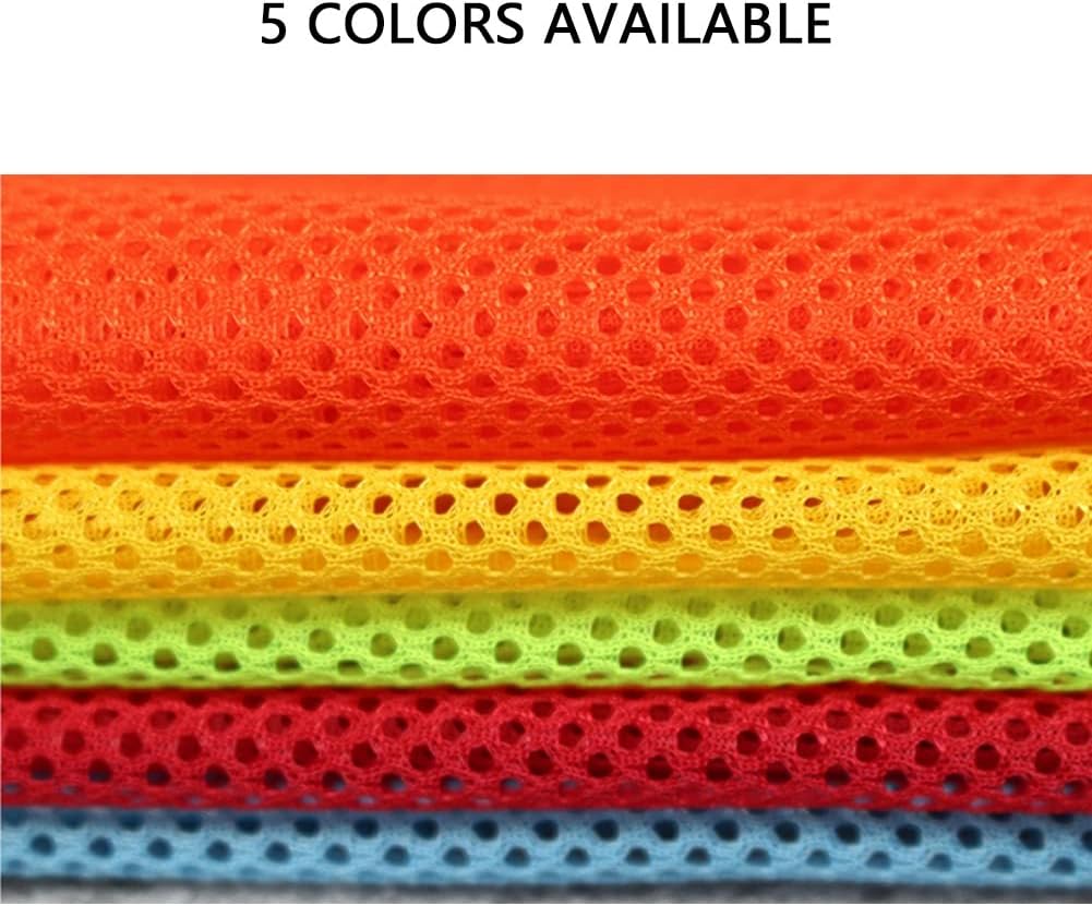 Football Training Vests Breathable 12 Pack Mesh Jerseys for Soccer Volleyball Adults Yellow