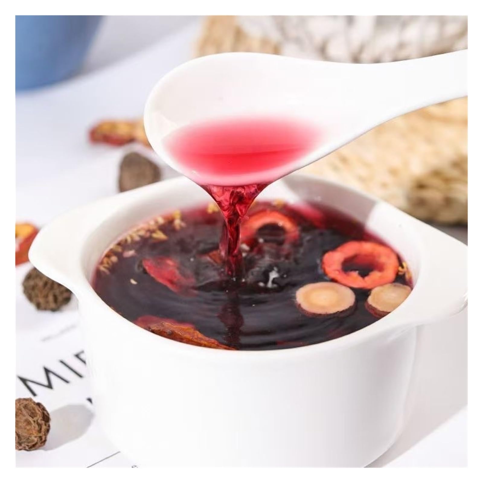 Pakiet składników napoju Sour Plum, mieszanka herbat ziołowych, pakowana pojedynczo, 120 g (12 x 10 opakowań)(3pcs)