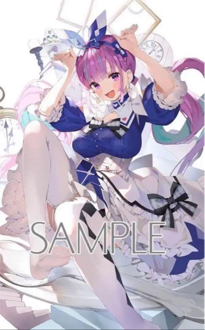 ホロライブ 湊あくあ C96 B2タペストリー がおう まかろん大帝 61-ZBnkcZcL._AC_UF350,