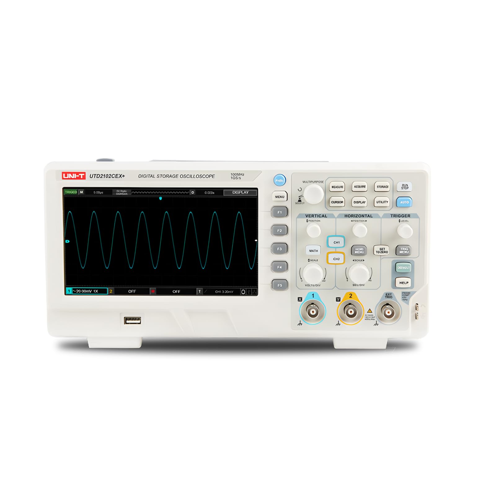 Oscilloscopio digitale a memoria UNI-T UTD2052CEX+ - Oscilloscopio digitale a memoria 50 MHz