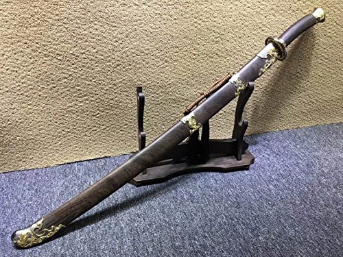 Lin Creative Dao Jian,Broadsword,Handmade Folding Steel Blade,Rosewood Scabbard,Alloy Fittings #TOP1