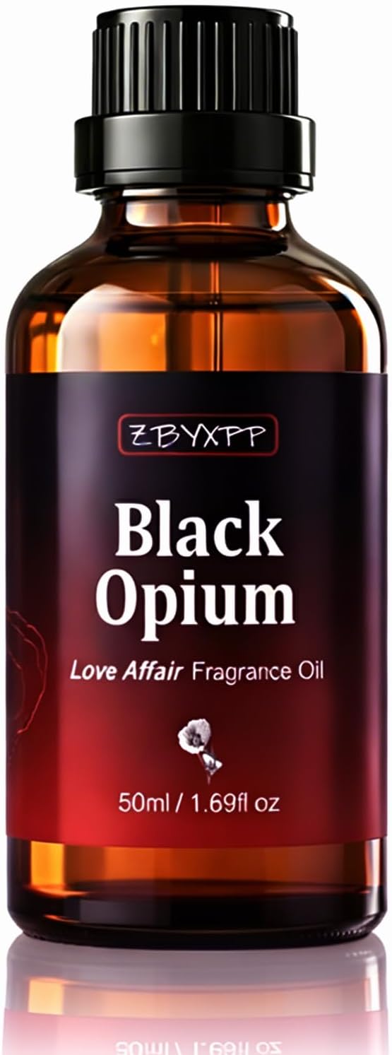Waterless Diffuser Oil for Home - Inspired by Y S.L's B.Lack O.pium for Cold Air Diffusers - Women- Long-Lasting Aroma - Aromatherapy - Orange Blossom, Citrus, Cedar - 1.69 Fl Oz/50ml