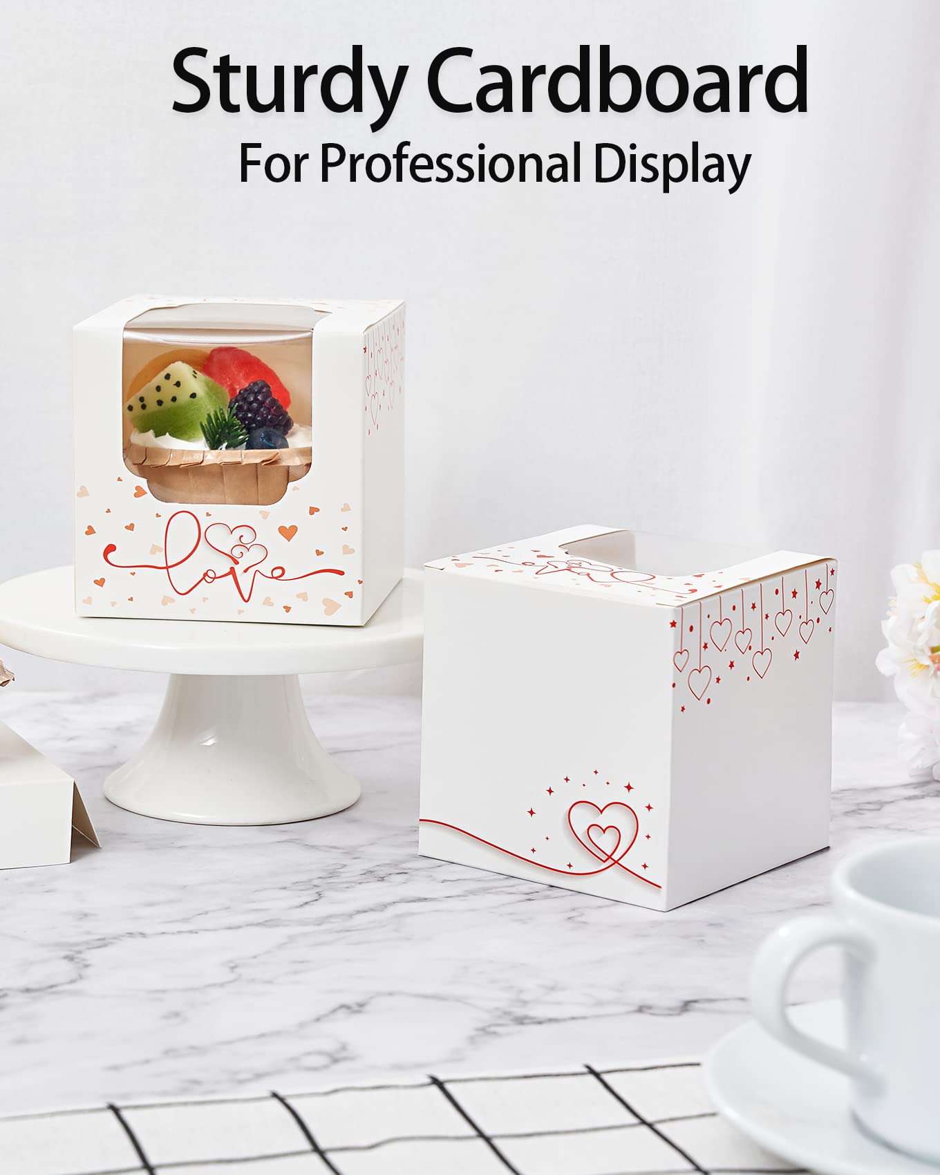 未開封♡マカロン＆エナジー アソートボックス　2箱セット！IKEAフレーム付き Amazon.co.jp: qiqee オレンジ ベーカリーボックス 窓付き 55個