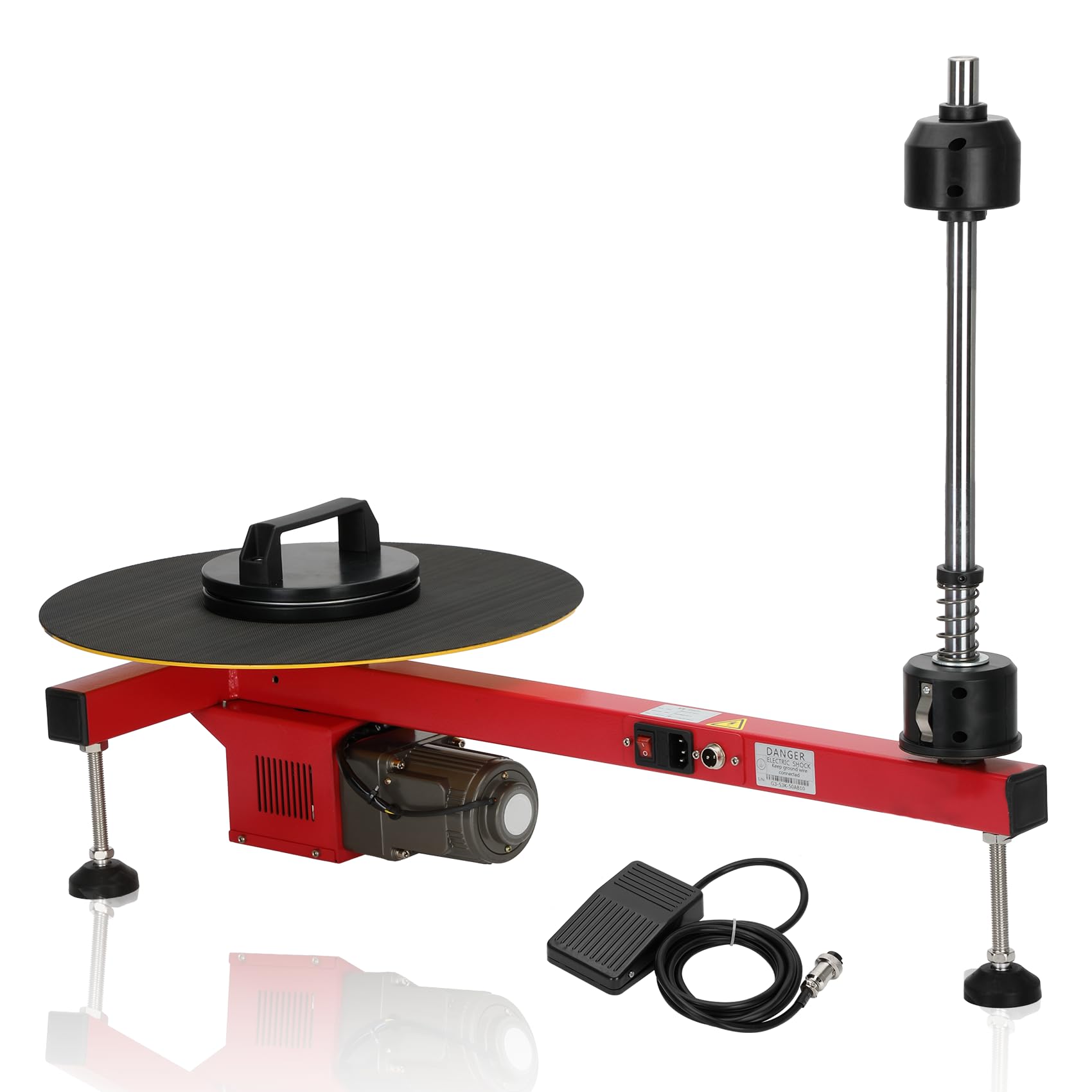 View 1 of 110V Electric Stretch Film Wrapping Machine,Wrap-Around Stretch Film Wrapping Machine with U.S. Plug?Heavy Duty Film Wrapper Machine for Films Less Than 27.5" Wide