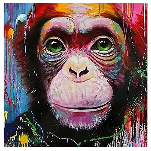 Toile graffiti singe art moderne pour relooker les murs de votre salon