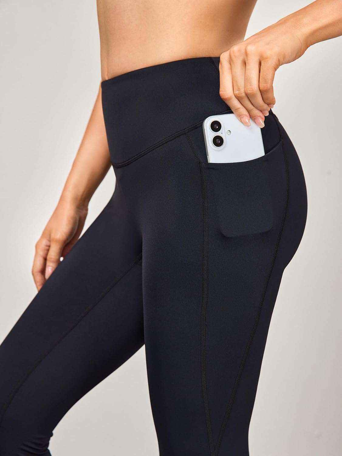 RIHOAS Yoga Pants with Pockets for Women High Waist Tummy Control Lifting 7/8 Length Workout Leggings Gym Running Fitness - Image 2