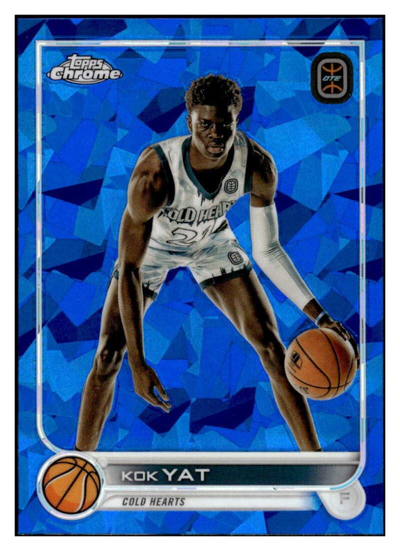 Amazon.com: KOK YAT RC 2022-23 Topps Chrome OTE Sapphire Edition