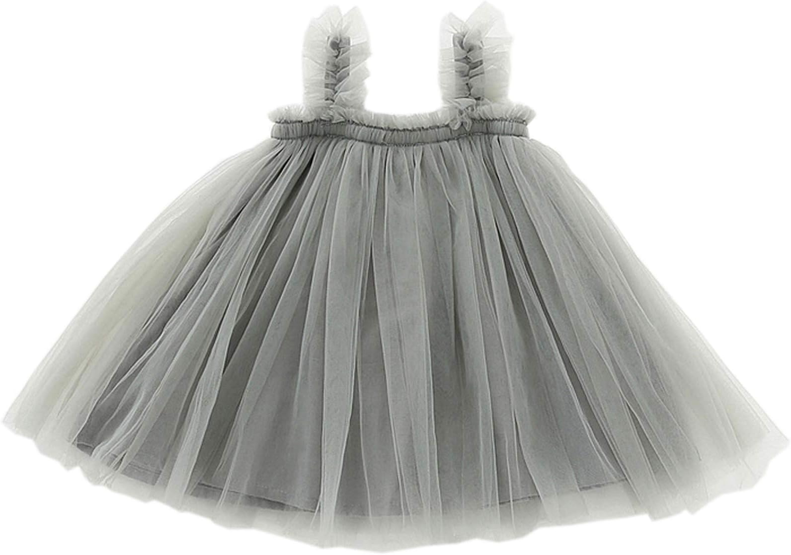 LYXIOF Baby Girls Toddler Tutu Dress Long Sleeve/Sleeveless Princess Infant Tulle Sundress