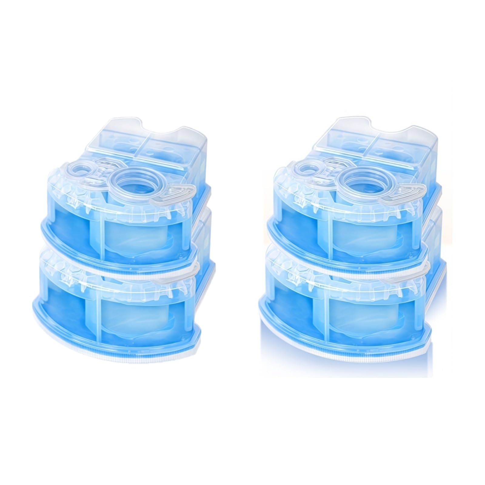 170ml Recambio de solución limpiadora concentrada for afeitadoras eléctricas. Compatible con Braun. Caja limpiadora CCR4 afeitadoras serie S3 S5 S7 S8 S9 CT(170ml 4pcs)