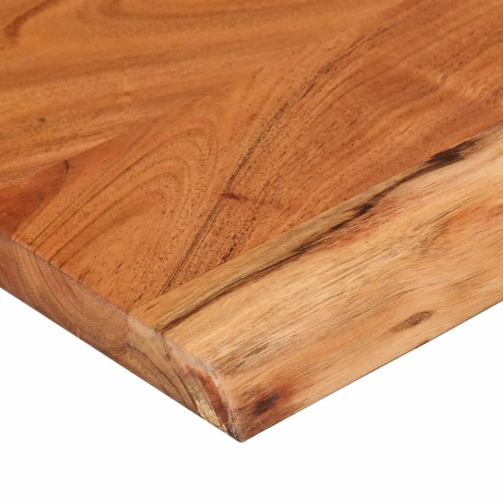 Genérico Estante Pared Rectangular Madera Acacia Borde Vivo 110x30x3,8cm,Mobiliario,Accesorios para mesas,Tableros para mesas-370289