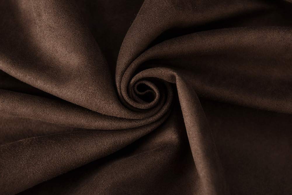 Antonouse Housse clic clac Matelassée 140x200 cm,Housse de canapé sans accoudoir Housse de canapé Convertible (Chocolat)