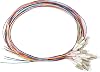 LC/UPC Multimode Fiber Pigtail Cable, 12 - Fiber Optic Cable with PVC Outer Shell, 1.5m Carrier - Class Optical Patch Cord for Networks, High Stability Low Insertion Loss for
