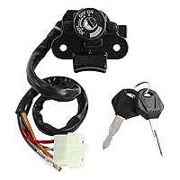 Vista 3 de TCT-MOTORPARTS Llave de bloqueo del interruptor de encendido para Kawasaki ZX6R ZX7R ZX750 ZX9R ZX900 ZZR400 ZZR600