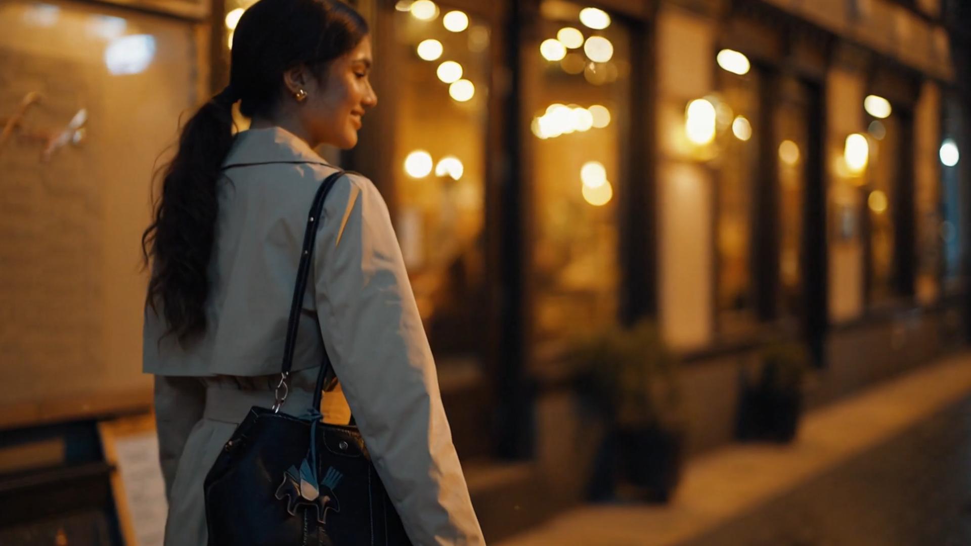Bolso cruzado vegano para mujer con asa superior ajustable miniatura 7