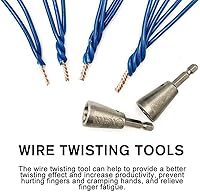 Vista 7 de SSRoirvbb Herramienta automática de torsión de alambre, pelador de cables de 2-6 vías, conector rápido, controladores para herramientas eléctricas