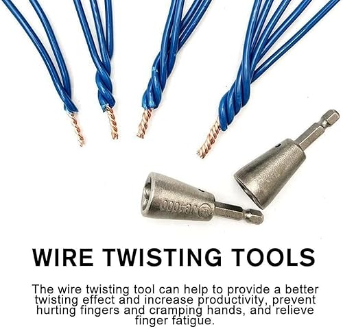 Miniatura 7 de SSRoirvbb Herramienta automática de torsión de alambre, pelador de cables de 2-6 vías, conector rápido, controladores para herramientas eléctricas,