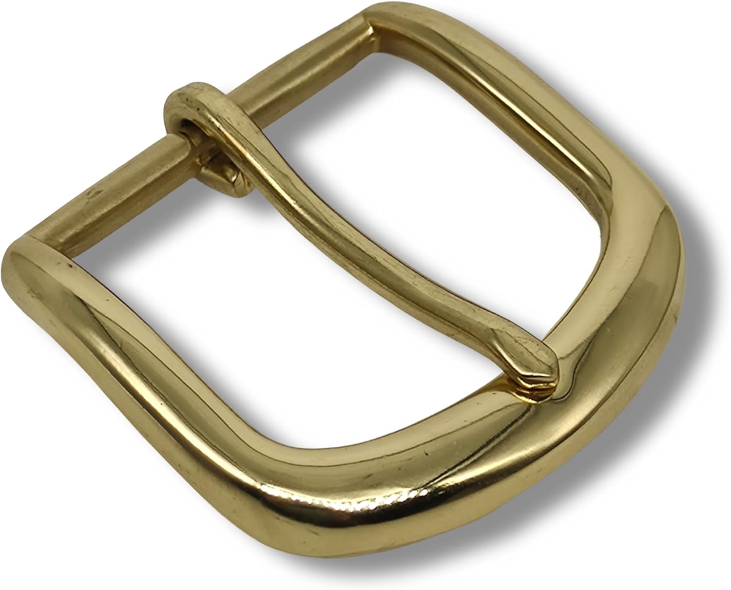Heavy Duty Single Prong Belt Buckle 1.6 inch (40MM) Square Solid Brass Buckles For Men Women