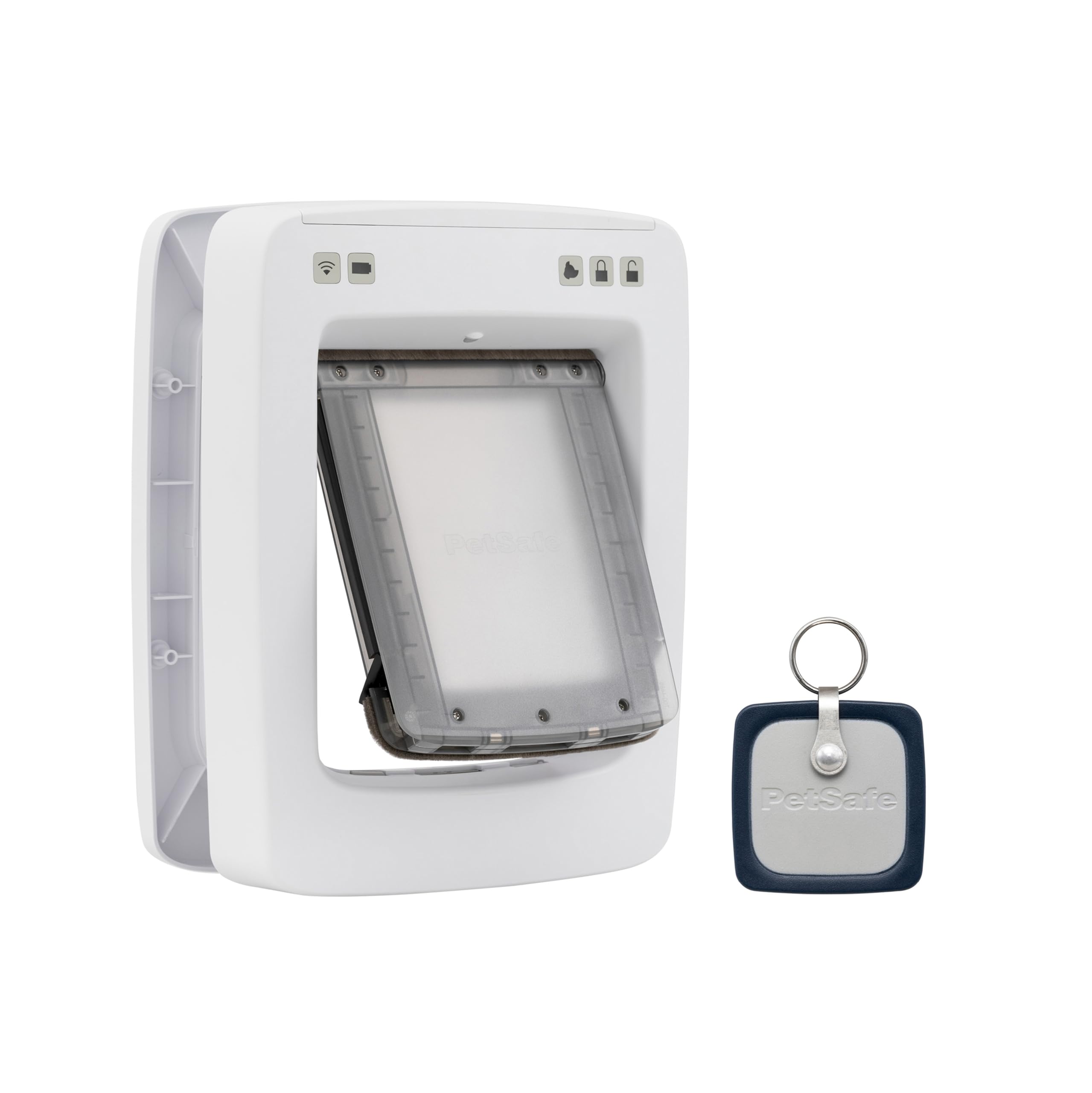 SmartDoor™ Never Rust Connected Pet Door, Dog and Cat, Selective Entry and Exit, App Enabled Pet Door, Smart Device, Smartphone Controlled, Customize Schedule, Multiple Pets, Medium