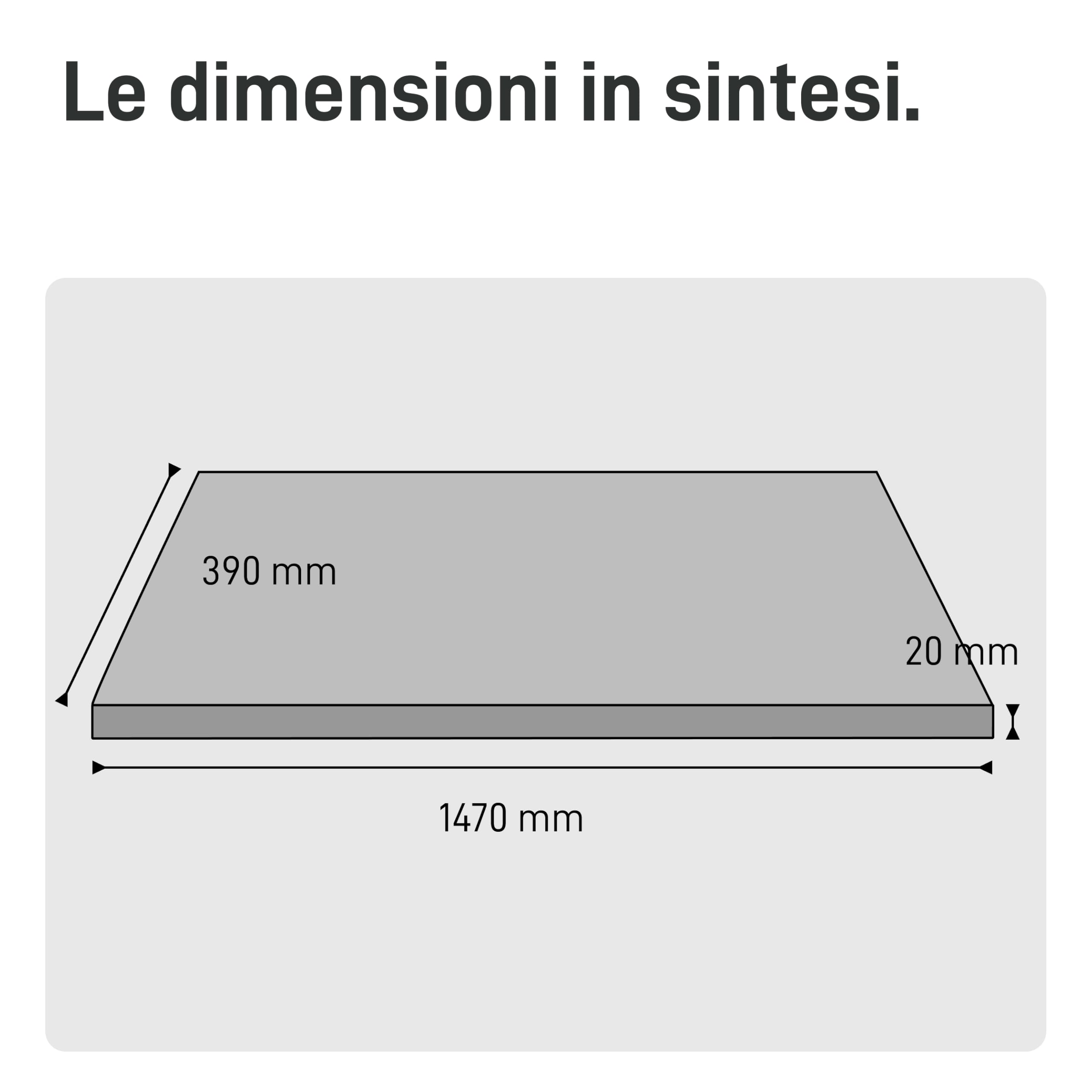 Pannello in legno di quercia Kallax IKEA 2 cm antiscivolo copertura su misura