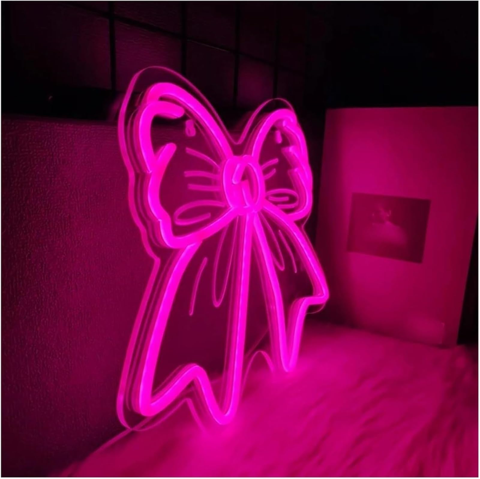 Letrero de neón Para lámpara de neón palabra prestada Para Arco para letrero para brillo luz LED Para rosa