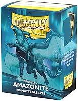 Vista 1 de Dragon Shield Fundas para cartas mate de tamaño estándar 100 CT - Fundas TCG lisas y resistentes - Compatible con Pokémon, carne y sangre, una